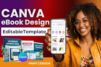 design canva ebook, workbook, lead magnet, PDF layout