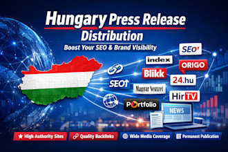 distribute press release to high authority hungary media sites