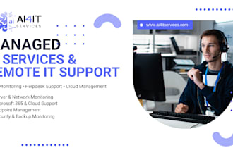 provide managed IT services, remote IT support, msp monitoring and maintenance