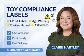 create toy compliance label, age warning, cpsia label, choking hazard, astm f963