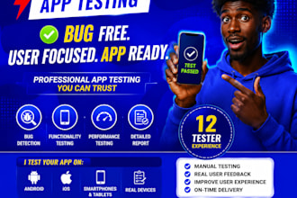test your app for 14 days with 12 testers