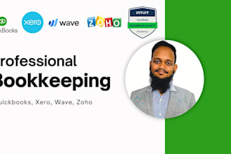 do bookkeeping, error fixing, reconciliation in quickbooks, xero, wave