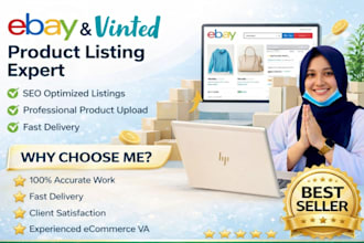ebay and vinted product listing and store management