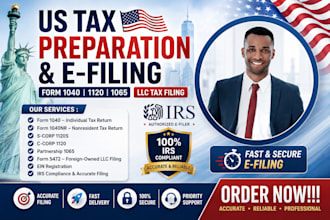 file 5472, 1120, 1040nr and US tax returns for foreign owned llcs
