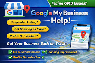 fix gmb gmc geo seo aeo geo google my business profile reinstatement ranking app