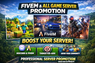 fivem server promotion, fivem server promotion, active fivem server advertise