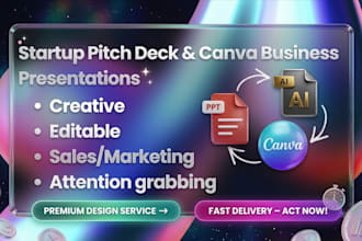 design marketing, business and sales presentation slides
