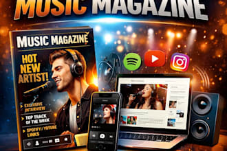 publish your music in a popular music magazine