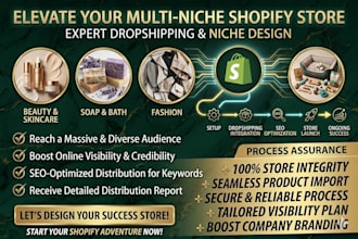do shopify beauty store dropshipping skincare soap fashion pet store design