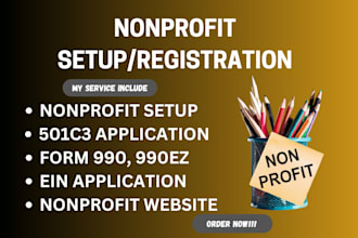 do nonprofit setup, 501c3, ein, 990, 990ez, revock, reinstate 501c3