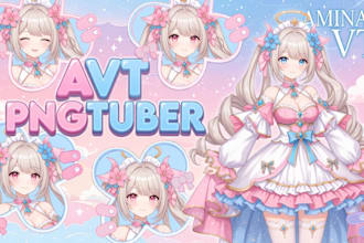 rig, animate your 2d vtuber model, anime vtuber virtual stream for vtube studio