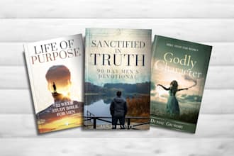creat christian and devotional book cover design
