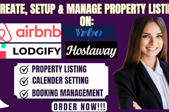 setup listing on airbnb, lodgify, guesty, vrbo, hospitable, ownerrez, hostaway