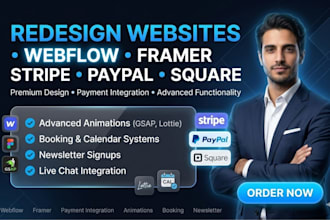 rediseño webflow site squarespace weebly rediseño wix website wordpress website