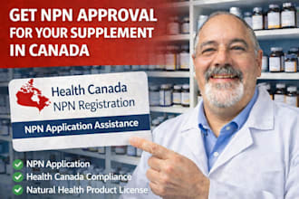 get an npn from health canada for your supplement