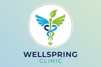 design a professional and trustworthy clinic logo for your brand