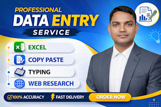 do accurate data entry, excel spreadsheet, typing job
