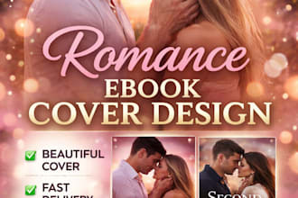 design a professional romance ebook cover