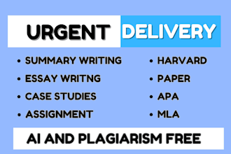 do your assignment, project work, essay writing for college and university