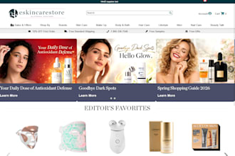design skincare shopify store beauty skincare website skincare beauty store