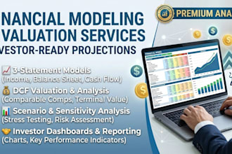 build an advanced financial model and dcf valuation