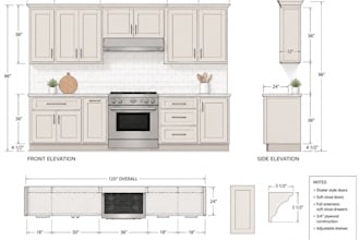 design millwork, cabinet shop drawing, furniture kitchen pantry