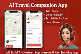 do ai travel trip planner companion voice assistant itinerary taxi booking app