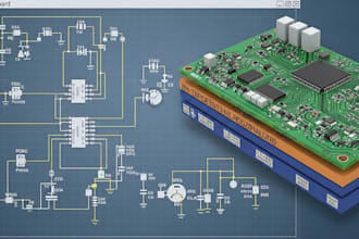 design custom pcb board circuit schematics