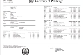 prepare high school diploma, college, university degree, transcript certificate
