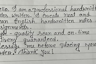 write neat bengali and english handwriting