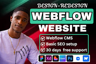 do webflow website design and development, webflow cms, figma to webflow website