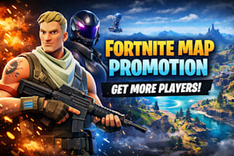 promote fortnite map island, steam, roblox fortnite game marketing grow  players