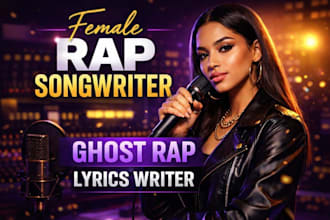 be your female ghost rapper rap songwriter lyrics writer rap singer drill rapper