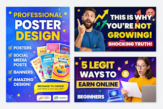 create an eye catching poster design
