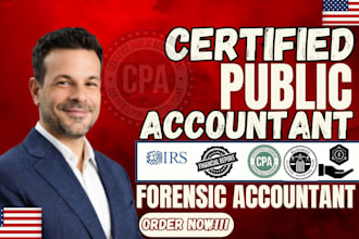 do forensic,fiduciary accounting for financial audit,investigate fraud as US CPA