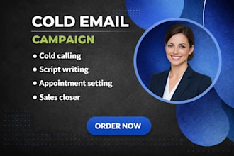 send cold email campaign for tech IT salesperson sales rep sales closer sdr