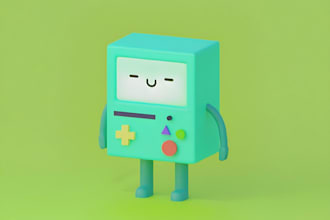 design simple low poly 3d models in blender