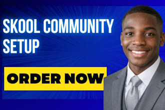 setup skool online community skool community setup skool online course setup