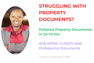 format property management documents professionally