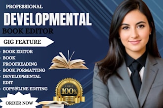 do manuscript sentence, editing, proofread, formatting, developmental editing