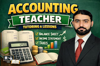 provide expert tutoring in accounting and finance, o a level and university