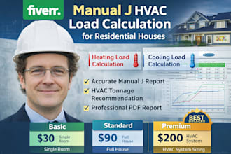do accurate manual j hvac load calculation for your house