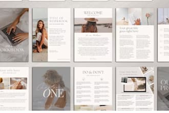 design editable canva ebook,lead magnet pdf, freebies magazine,,brochure design