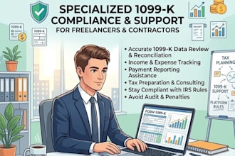 prepare your books as per the 1099k form for accurate tax filing