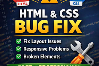 fix HTML CSS bugs on your website quickly