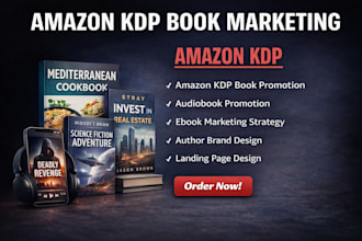 do audiobook promotion, ebook marketing, kdp ads  to increase ebook sales