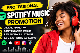 spotify music promotion for growth, soundcloud, album, spotify track promotion