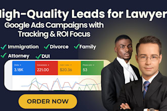 generate immigration and divorce lawyer leads with google ads ppc