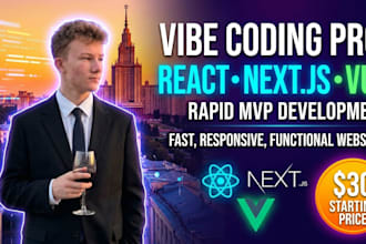 vibe code a modern react or nextjs frontend with antigravity