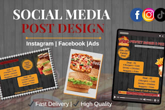 create facebook and instagram posts